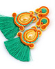 kolczyki soutache Słoneczne boho kolczyki 2 2
