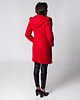 płaszcze damskie Płaszcz z kapturem czerwony Holystic 1