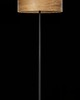 lampy podłogowe Lampa podłogowa LEEA - BLACK OAK.  Abażur fornir  dąb. 1