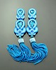 kolczyki chwosty Kolczyki chwosty sutasz Blue Tassel Sky 1