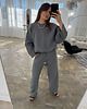 spodnie dresowe damskie Spodnie Grounded graphite 6