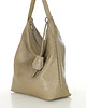 torby na ramię Torebka damska worek hobo bag skóra naturalna - beż taupe 1