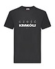 t-shirt damskie Koszulka czarna "Cześć Kraków" 3