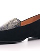 baleriny damskie Mokasyny Skórzane  z kolorową klapką  (6716) 5