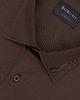 koszule męskie Koszula męska simeria 00484 długi rękaw brąz slim fit 1