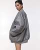 kurtki damskie Kurtka typu bomber oversize grey 2