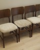 krzesła Komplet sześciu krzeseł, duński design, lata 60, produkcja: Dania 4