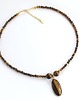 wisiory Tygrysie oko hematyt choker 1