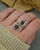 pierścionki - różne Pierścionek regulowany labradoryt wire wrapping 7