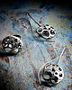 kolczyki wire wrapping Srebrne kolczyki SILVER PLANET 3