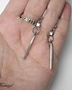 kolczyki wire wrapping Kreski crystal  4