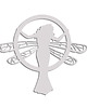 inne Dekoracyjny panel ażurowy, SECESJA, WOMAN DRAGONFLY, Dekoracja ścienna 3D, Or 1