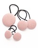 ozdoby do włosów dla dzieci Gumki do włosów Mini Bobbles Linen Dusty Pink 1