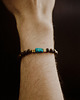 biżuteria męska Męska bransoletka, bronzyt z chryzokolą 2