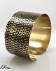 bransoletki wire wrapping Żwirek - mosiężna bransoletka 3