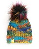 czapki damskie Kolorowa czapka JOY z pomponem 6