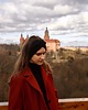 opaski do włosów Czarna elegancka opaska twist z wełny merynosa 4