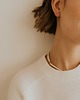 kolczyki pozłacane ASTA studs - kolczyki pozłacane z motywem fali 2