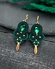 kolczyki soutache Kolczyki sutasz zielone delikatne romantyczne małe lekkie Olivia 2
