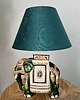lampy stołowe Lampa ceramiczna słoń 3