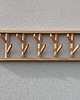 wieszaki Wieszak naścienny PIN-5 Dąb 3