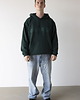bluzy męskie Bluza z kapturem OVERSIZE Flow Green (z nadrukiem) 2