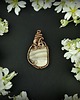 wisiory Krzemień pasiasty wisiorek wire wrapping 6