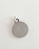 wisiory Personalizowana zawieszka z literką blaszka 8mm srebro pozłacane 1