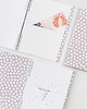 kalendarze i plannery NOTES LAWENDOWY TORT B5  160 stron  SZARE KRATKI 1