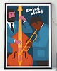 plakaty Plakat, muzyk, muzycy, swing, blues, muzyka. 1