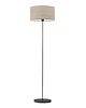 lampy podłogowe Skandynawska lampa stojąca do salonu z fornirowym kloszem WERONA ECO FORNIR 7