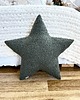dekoracje świąteczne Poduszka Gwiazda Boucle Zielona 3