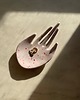 pojemniki na biżuterię Ceramiczna Łapka Handmade Talerzyk na Biżuterię Lolipop w Czarwone Ciapki 2