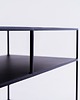 komody i szafki Stolik regał konsola RTV TENSIO 2 FLOOR METAL 150x45 - czarny 4