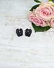 kolczyki soutache Kolczyki z hematytem czarne 6