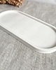 świeczniki i świece Podstawka/ taca dekoracyjna z gipsu ekologicznego 230x100mm 1
