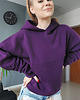 bluza z kapturem damska BLUZA Z KAPTUREM I272 ŚLIWKA 1
