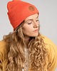 czapki i kapelusze męskie Czapka beanie z bawełny organicznej pomarańczowa 4