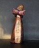 figurki i rzeźby Rzeźba czerwony Anioł ze złotym sercem wys. 12,8 cm 3