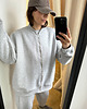 bluza bez kaptura damska Bluza Bomber grey na zamek 5
