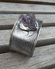 bransoletki wire wrapping Surowy ametyst - bransoletka regulowana 3