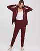 spodnie dresowe damskie Spodnie dresowe COZY Bordeaux damskie 3