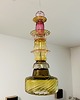 lampy wiszące Lampa wisząca szklana artdeco prl vintage retro Amber Glow 2