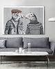 obrazy OBRAZ NA PŁÓTNIE -BARAN I OWCA 120x80cm 2