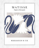 plakaty Zestaw 3 plakatów Blue fascination Matisse style 2