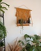 półki Półka ścienna "Jaipur", Makrama Boho, Kwietnik 2