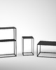 stoliki kawowe Stolik nocny SABLE - metalowy stolik pomocniczy, stolik nocny 6