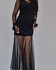 sukienki maxi damskie Sukienka  maxi transparentna wieczorowa r 34-46 3
