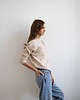 swetry damskie  Sweter Aran biszkoptowy 1