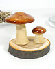 figurki i rzeźby 2 ceramiczne grzybki  ceramiczne - domowy las 5